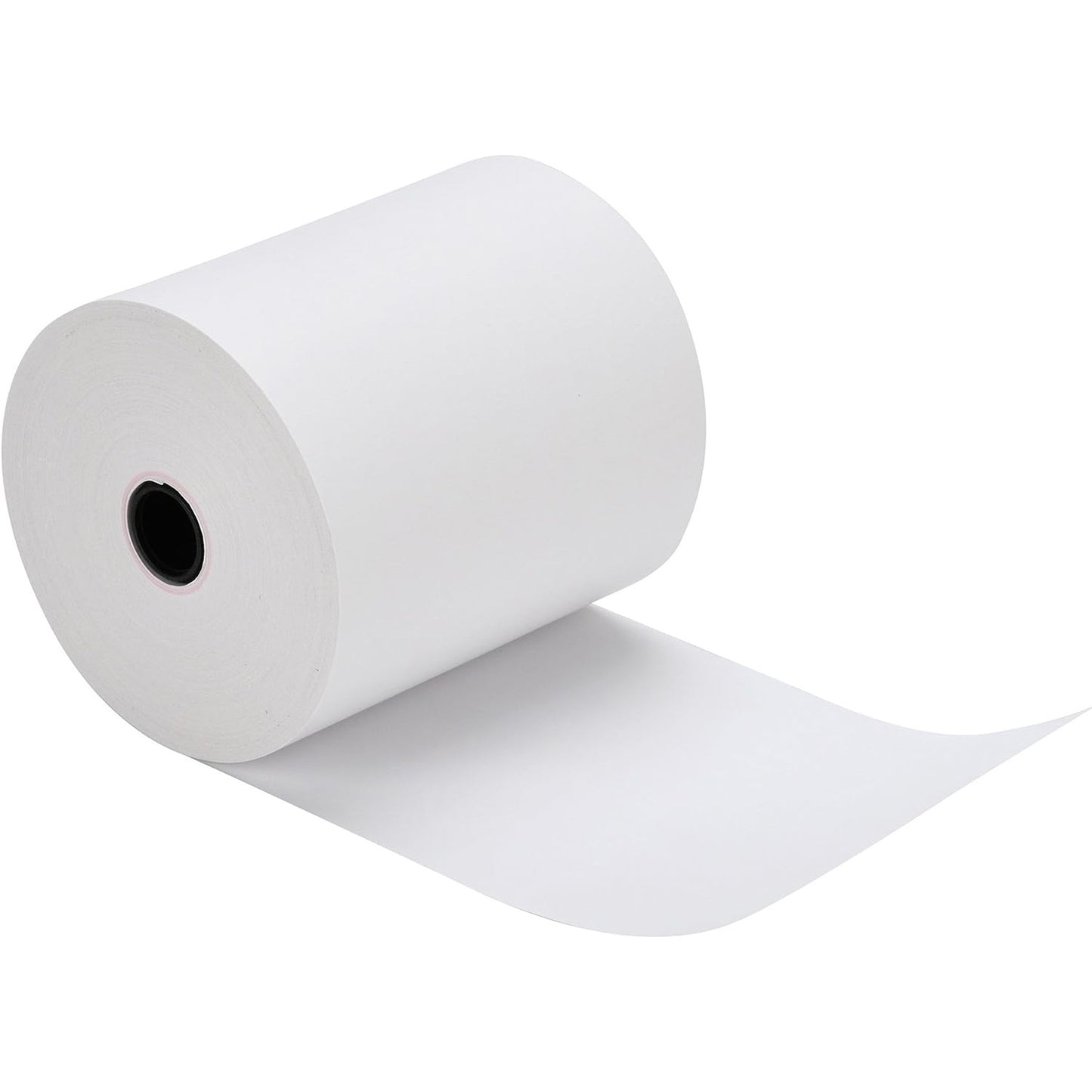 50 Rolls 3” x 180’ 1-Ply Bond Paper Rolls for Adding Machines, Kitchen Printers and Calculators