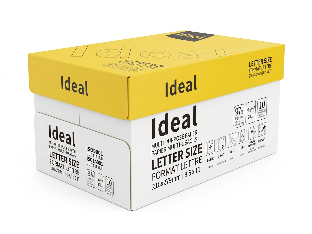 5,000 Sheets 8.5" x 11" Copy Paper | 20 lb, 97 Bright