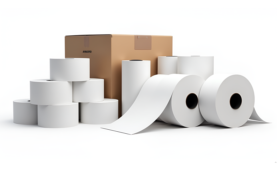 24 Rolls 2-5 16  400 Thermal Paper Gas Pump Receipt Rolls-3