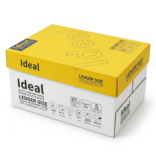 2,500 Sheets Copy Paper | 11 x 17 | 20 lb, 97 Bright