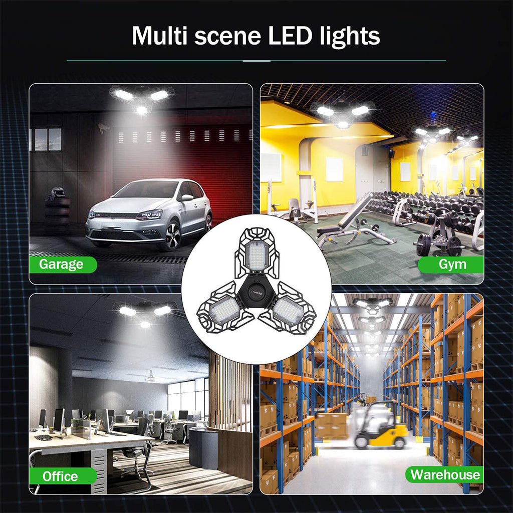 60W deformable LED garage light - SkyGenius Online