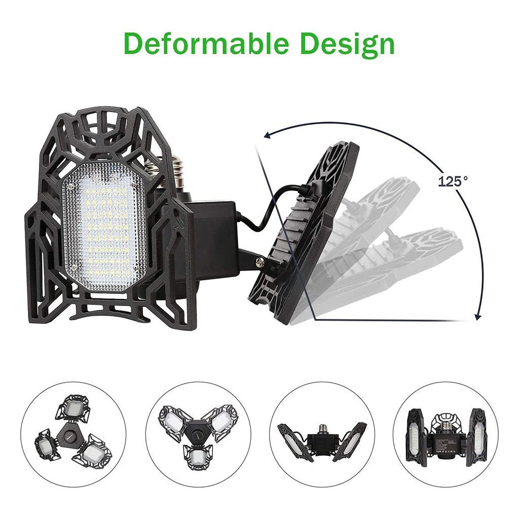 60W deformable LED garage light - SkyGenius Online