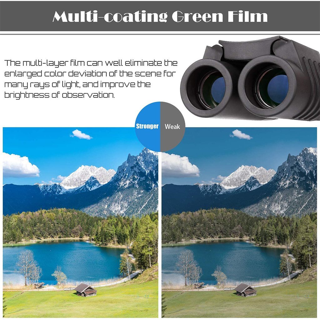 8x21 compact folding binoculars - SkyGenius Online