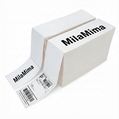 MilaMima 5000 Fanfold 4 x 6 Thermal Shipping Labels