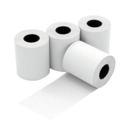 50 Rolls 2 1/4" X 150' 1-Ply Bond Paper Rolls BPA-Free for Kitchen Printers, Cash Registers, POS Systems