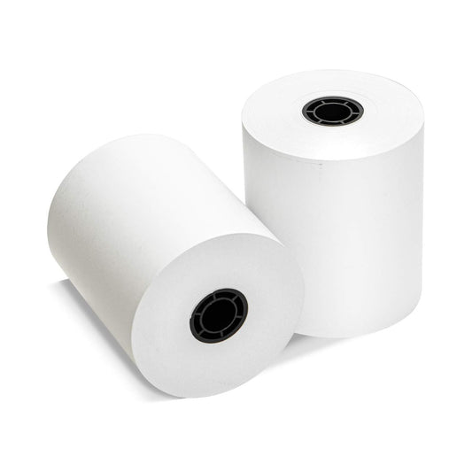 100 Rolls 3 1/8" x 180' Thermal POS System Desktop Printer Paper Rolls 48 GSM BPA Free 2 Cases