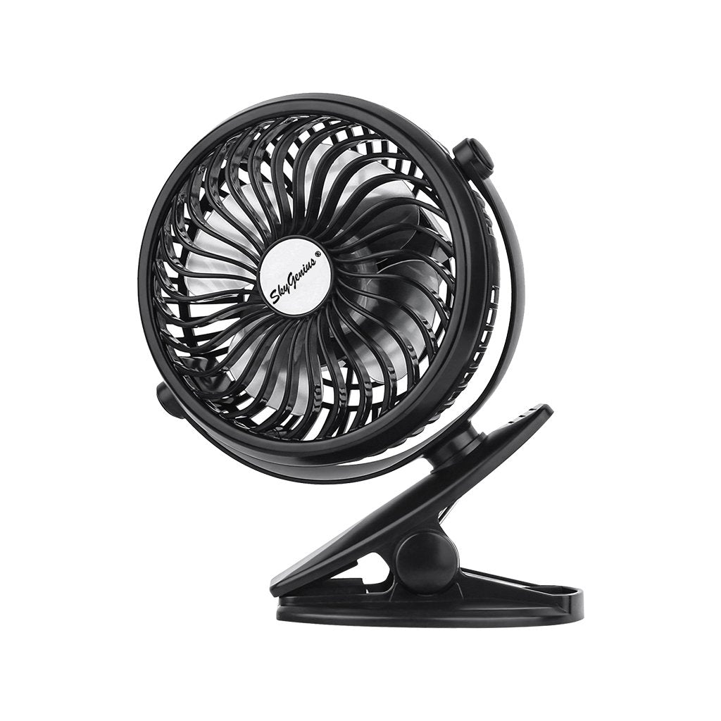 Battery operated clip-on fan - SkyGenius Online