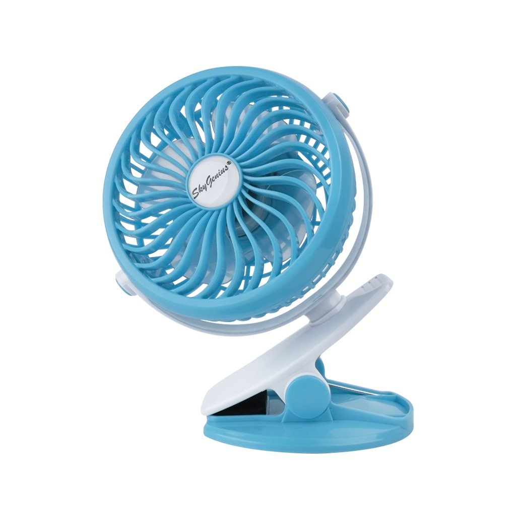 Battery operated clip-on fan - SkyGenius Online