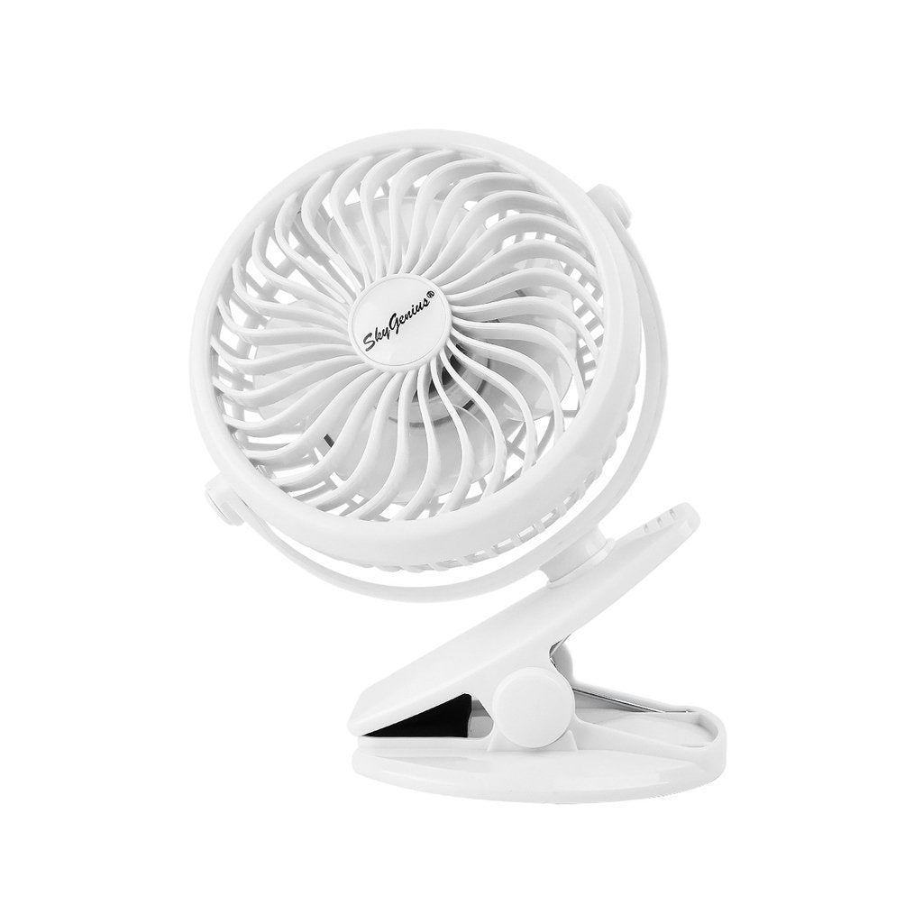 Battery operated clip-on fan - SkyGenius Online