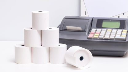 24 Rolls 2 5/16" x 400' Thermal Paper Rolls – Gas Pump Receipt Paper BPA-Free 91mm Diameter 22mm Core