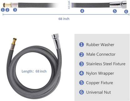 Replacement Hose kit for Moen Kitchen Faucets (Pulldown 150259) - SkyGenius Online